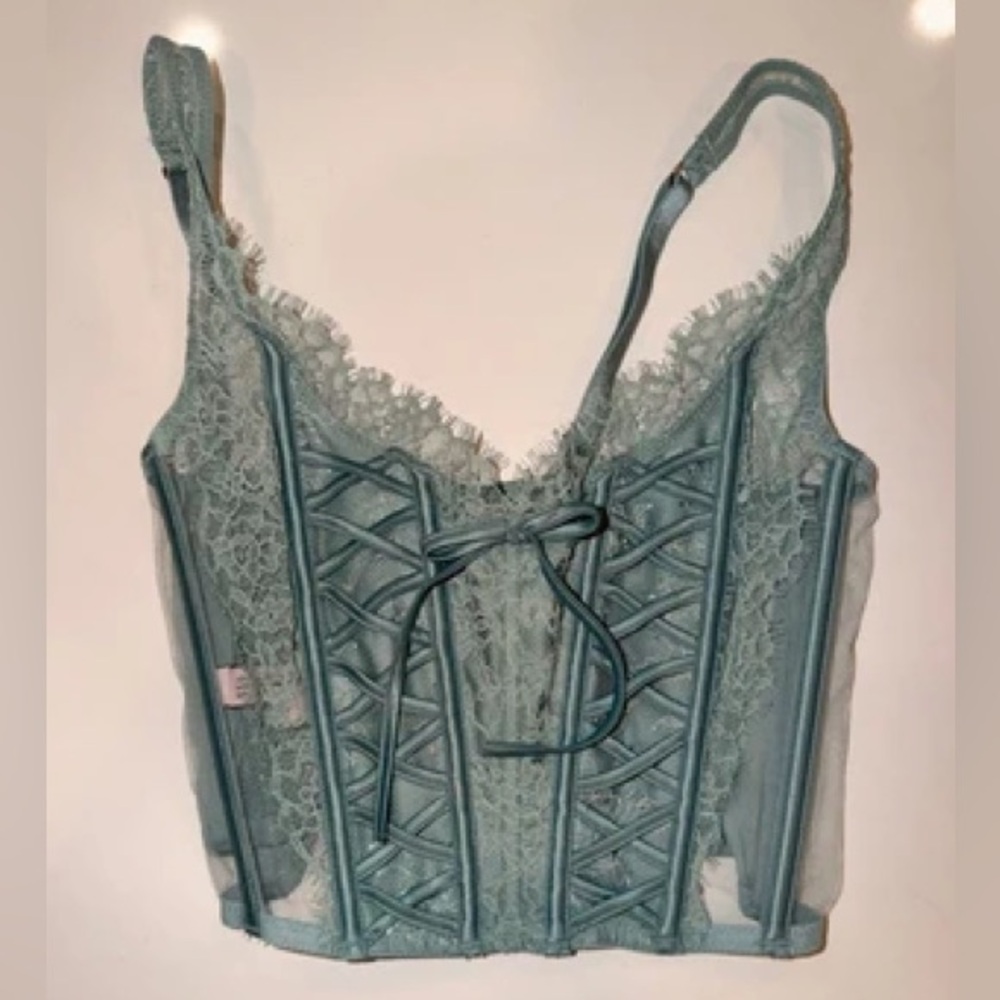 Victoria’s Secret angel green bustier sz  s - Picture 5 of 5